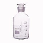 250ml Borosilicate Glass Reagent Bottle with Stopper