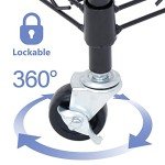 Heavy Duty 5-Shelf Wire Shelving Unit with Wheels