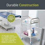 Portable Stainless Steel Lab Cart with Casters