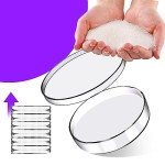20 Sterile Plastic Petri Dishes with Lids