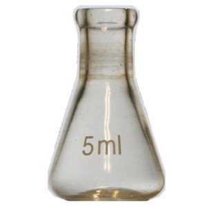 5ml Narrow Mouth Erlenmeyer Flask - Pack of 2