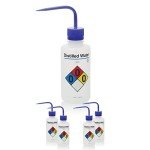 4-Pack 500ml Self-Venting Distilled Water Wash Bottles