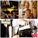 Professional 6-Piece Boston Cocktail Shaker Set