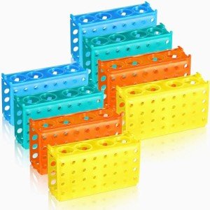 8-Piece 4-Way Test Tube Holder Rack