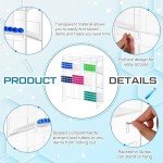 Large Clear Acrylic Test Tube Rack Organizer