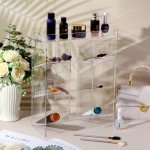 Large Clear Acrylic Test Tube Rack Organizer