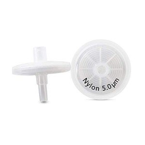 Hydrophilic Nylon Syringe Filters, 25mm, Pack of 100
