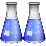 250ml Narrow Mouth Erlenmeyer Flask, Pack of 2