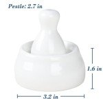 Mini Porcelain Pill Crusher Mortar and Pestle Set