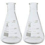 250ml Narrow Mouth Erlenmeyer Flask, Pack of 2