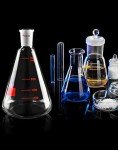 QWORK 1000 mL Borosilicate Glass Flask Set