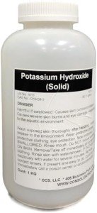 1kg Solid Potassium Hydroxide for Lab Use
