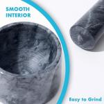 Mini Marble Pill Crusher with Pestle Set