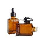 12 Pack 1 oz Amber Glass Dropper Bottles