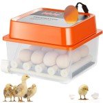 VEVOR 12-Egg Automatic Incubator with Turner Display