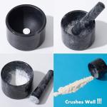 Mini Marble Pill Crusher with Pestle Set