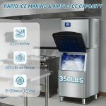 High-Volume Stainless Steel Ice Maker Machine