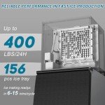 High-Volume Stainless Steel Ice Maker Machine