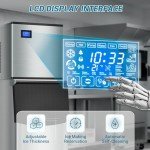 High-Volume Stainless Steel Ice Maker Machine