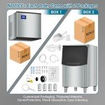 High-Volume Stainless Steel Ice Maker Machine