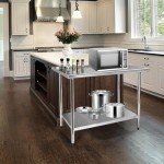Stainless Steel Prep Table with Adjustable Undershelf