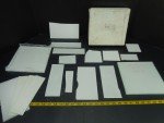 Assorted Chromatography Glass Plates for Lab Use