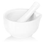 Porcelain Mortar and Pestle Set - 4.6 Inch