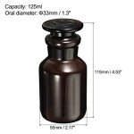 Amber Glass Reagent Media Bottle 125mL