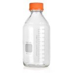 Kestun 1000ml Round Glass Media Bottles - 2 Pack