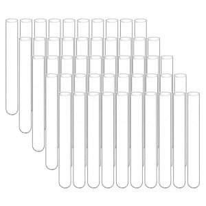Stonylab 50-Pack Borosilicate Glass Test Tubes