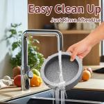 Large Unpolished Granite Mortar and Pestle Set