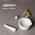 Porcelain Mortar and Pestle Set - 4.6 Inch