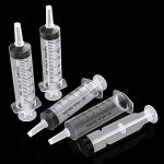 10 Pack 60ml Sterile Plastic Syringes with Tips