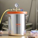 VEVOR 3 Gallon Vacuum Chamber with Glass Lid