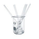 8 Pcs Glass Stirring Sticks - 7.9” Length