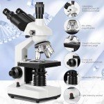 Trinocular Microscope with USB Camera and Mechanical Stage