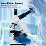 Trinocular Microscope with USB Camera and Mechanical Stage