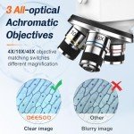 Versatile Monocular Microscope for Kids and Adults