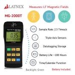 MG-2000T Triple Axis Magnetic Field Gauss Meter