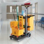Winco Heavy-Duty Janitor Cleaning Cart PJC-4538