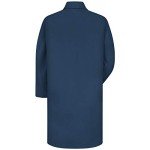 Navy Medical Lab Coat with Exterior Pocket