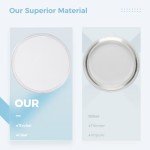 100 Pack Sterile Plastic Lab Petri Dishes with Lids