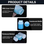 500ml White Translucent Lab Reagent Bottle Set (5)