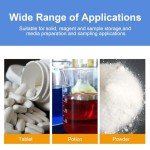 500ml White Translucent Lab Reagent Bottle Set (5)