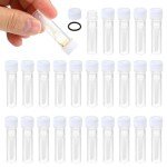 PATIKIL 0.5ml Plastic Cryogenic Vials - 25 Pack