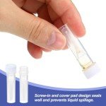 PATIKIL 0.5ml Plastic Cryogenic Vials - 25 Pack