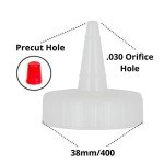 Red Tip Yorker Caps for Squeeze Bottles (Pack of 12)