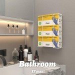 Gloves Box Holder and Organizer with Rack