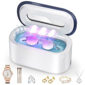 Portable Ultrasonic Jewelry Cleaner with Digital Timer