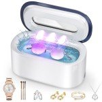 Portable Ultrasonic Jewelry Cleaner with Digital Timer